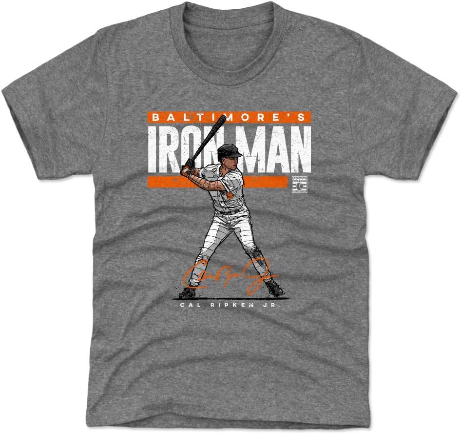 500 LEVEL Cal Ripken Jr. Kids Shirt - Cal Ripken Iron Man
