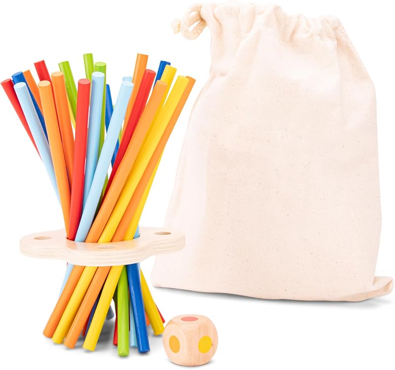 New Classic Toys 10806 Pick Up Sticks Game, Multicolour