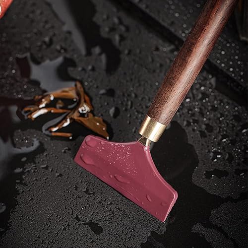 Miniatura 7 de 2 espátulas de pegamento con mango de madera, raspador de pegamento, aplicador, esparcidores de pegamento, herramienta de aplicación de pegamento,