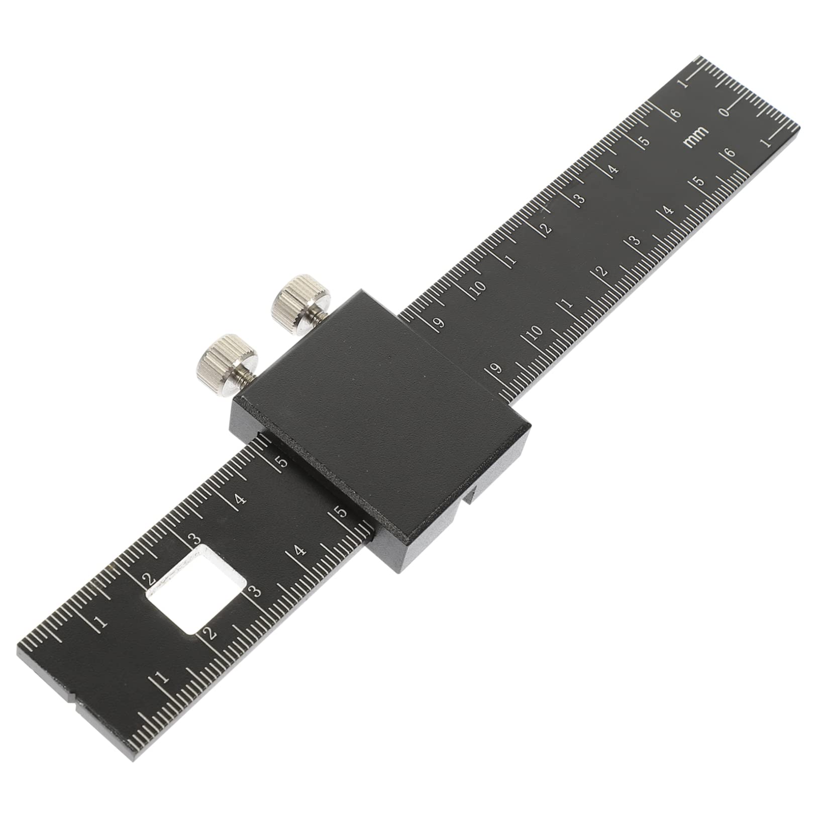 HomoyoyoSlide Rule Precision Ruler Marking Measuring Ruler Construction Ruler Tools Precision Pocket Rule Marking Ruler Woodworking Ruler Carpentry Work Ruler Benchmark Metal
