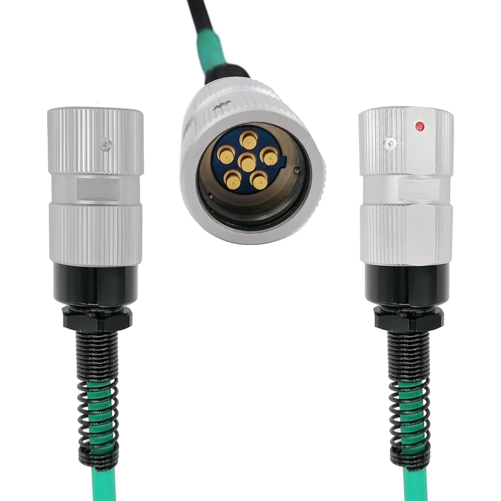 新品 PRC148用 マリタイムコネクターptt Amazon.com: Pdflie 6 Pin Military U94 PTT Adapter for Harris