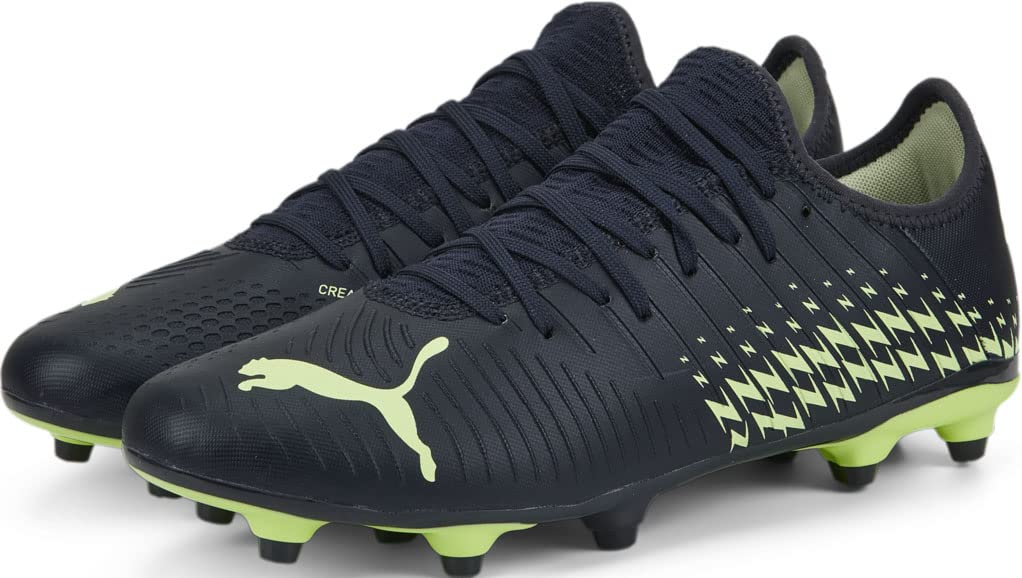 PUMA Men's Future Z 4.4 Firm Artificial Ground Sneaker, Parisian Night-Fizzy Light-Pistachio, 12