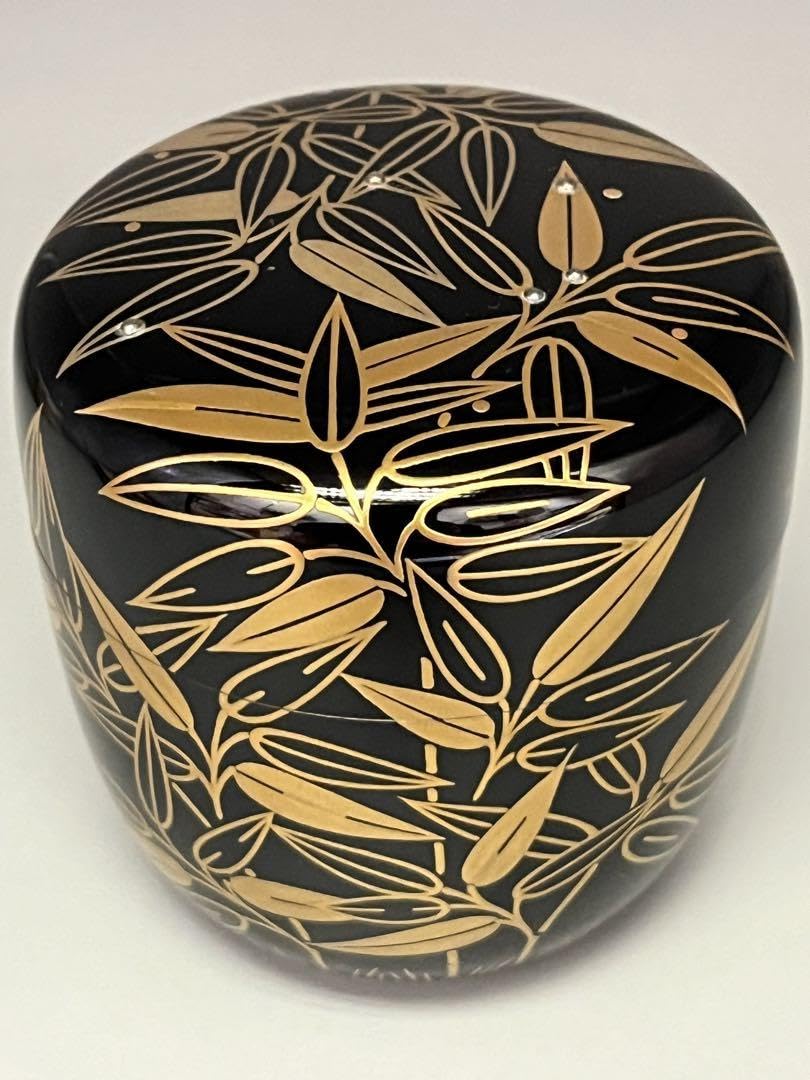 Amazon.co.jp: 茶道具 金銀笹蒔絵 大棗 塗師 表正 田中表阿彌 尋牛斎箱