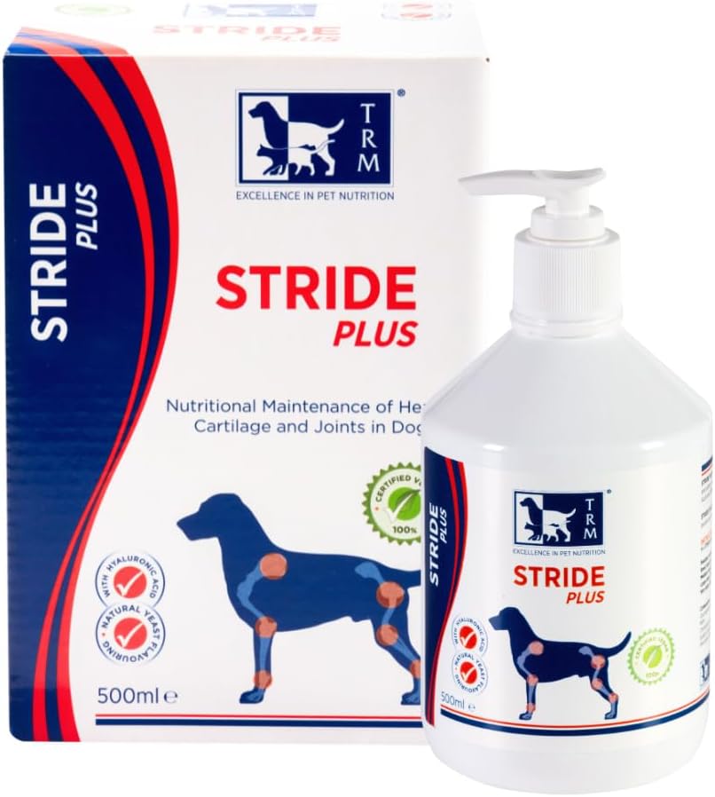 TRM Pet Stride Plus Joint Aid For Dogs - 500ml Liquid Joint Supplement For Nutritional Maintenance Of Healthy Cartilage And Joints - The Natural Way To Keep Your Dogs Joints Mobile