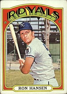 1972 Topps Series 6 High Number Baseball #763 Ron Hansen Kansas City Royals Set Break 3 (See Scan for Actual MLB Trading C...