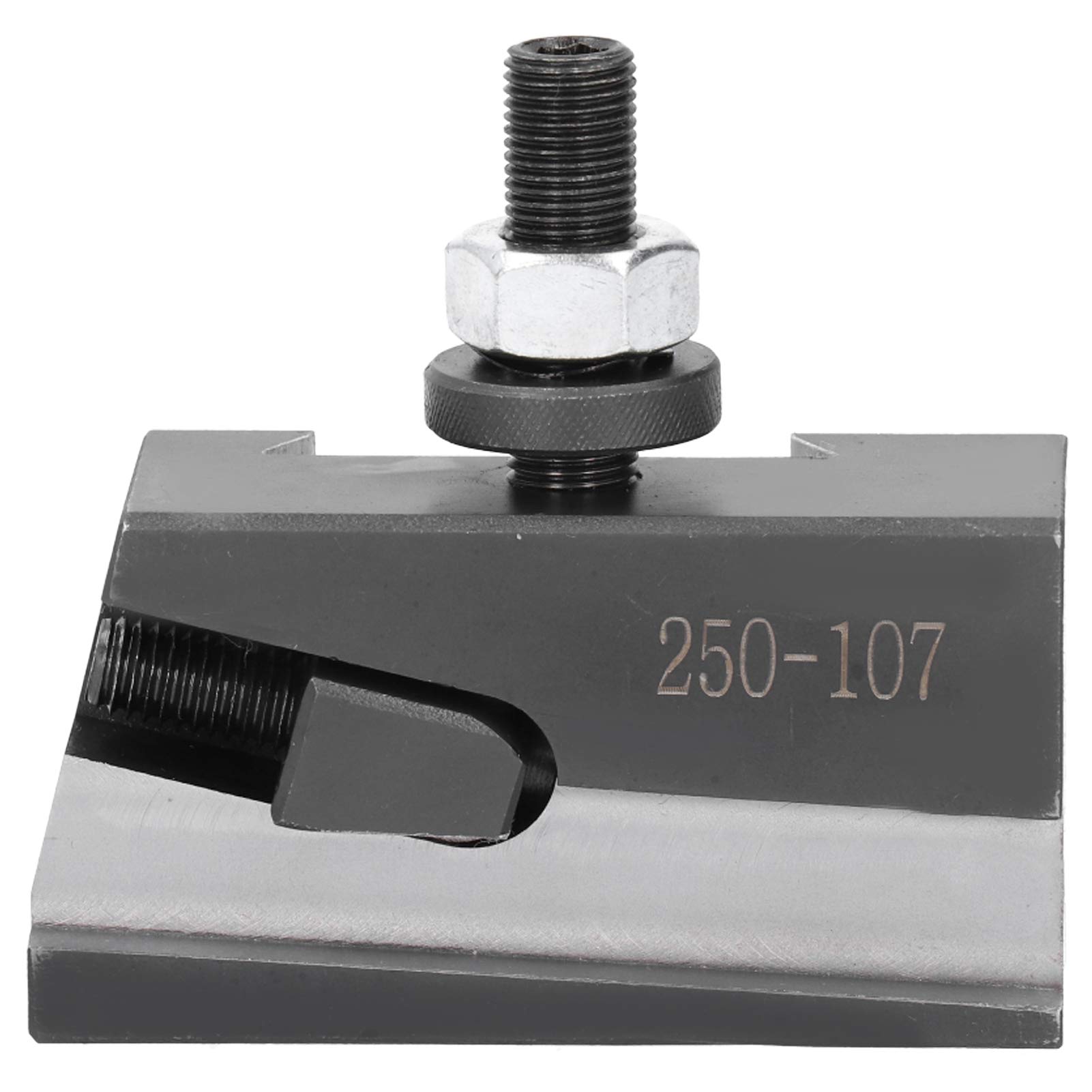 Portaherramientas de cambio rápido de acero con alto contenido de carbono de primera calidad - Accesorio de herramienta de torno CNC 250-107 para mayor precisión y eficiencia -