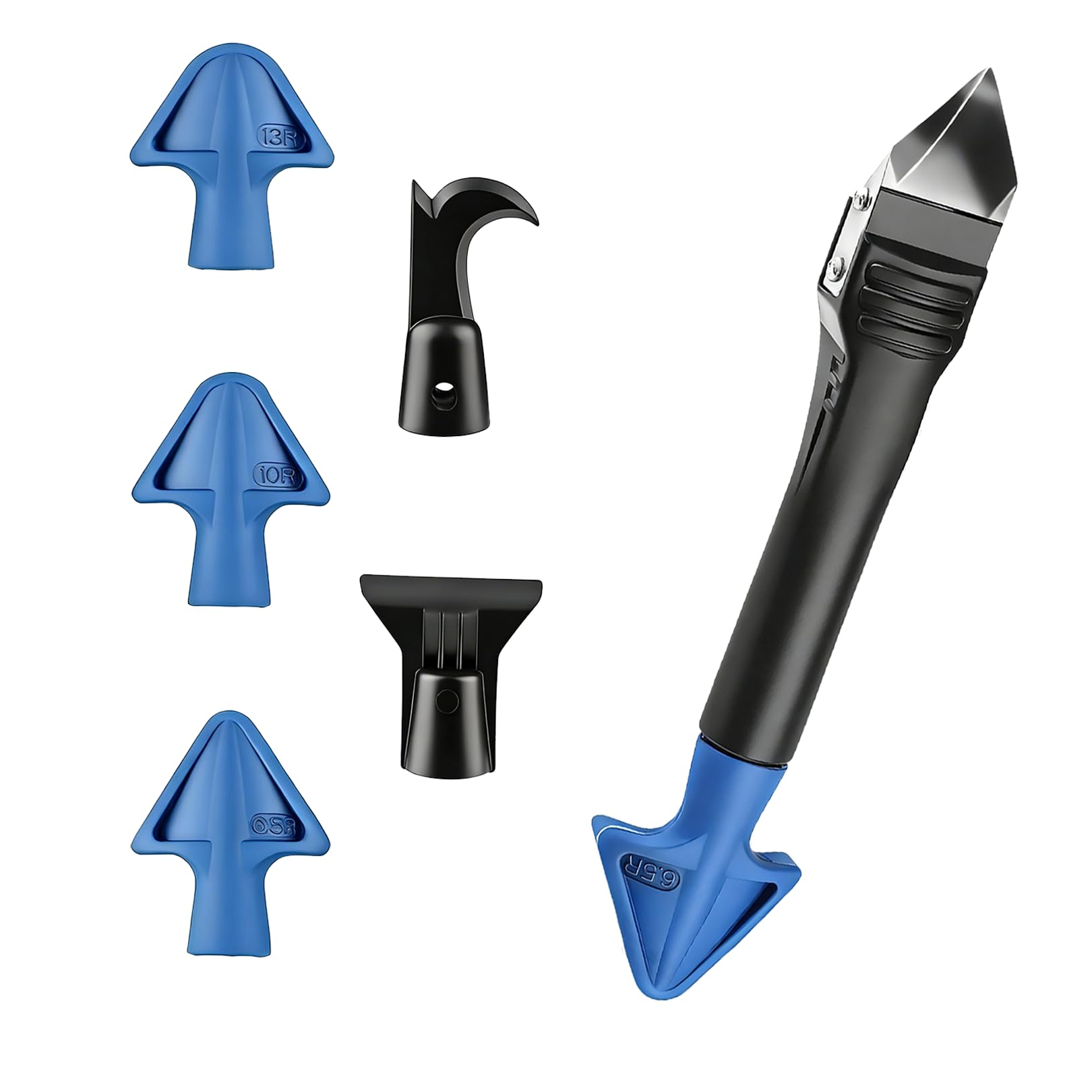 5 in 1 Caulking Tool,Caulk Remover Tool Silicone Remover Sealant Scraper