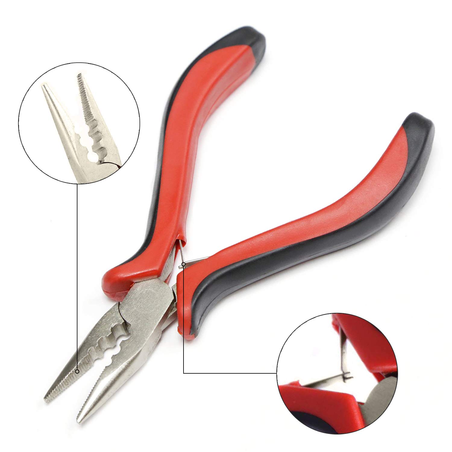 Hair Extension Remover Pliers, Professional Microring Opener Tool for Hair Extension