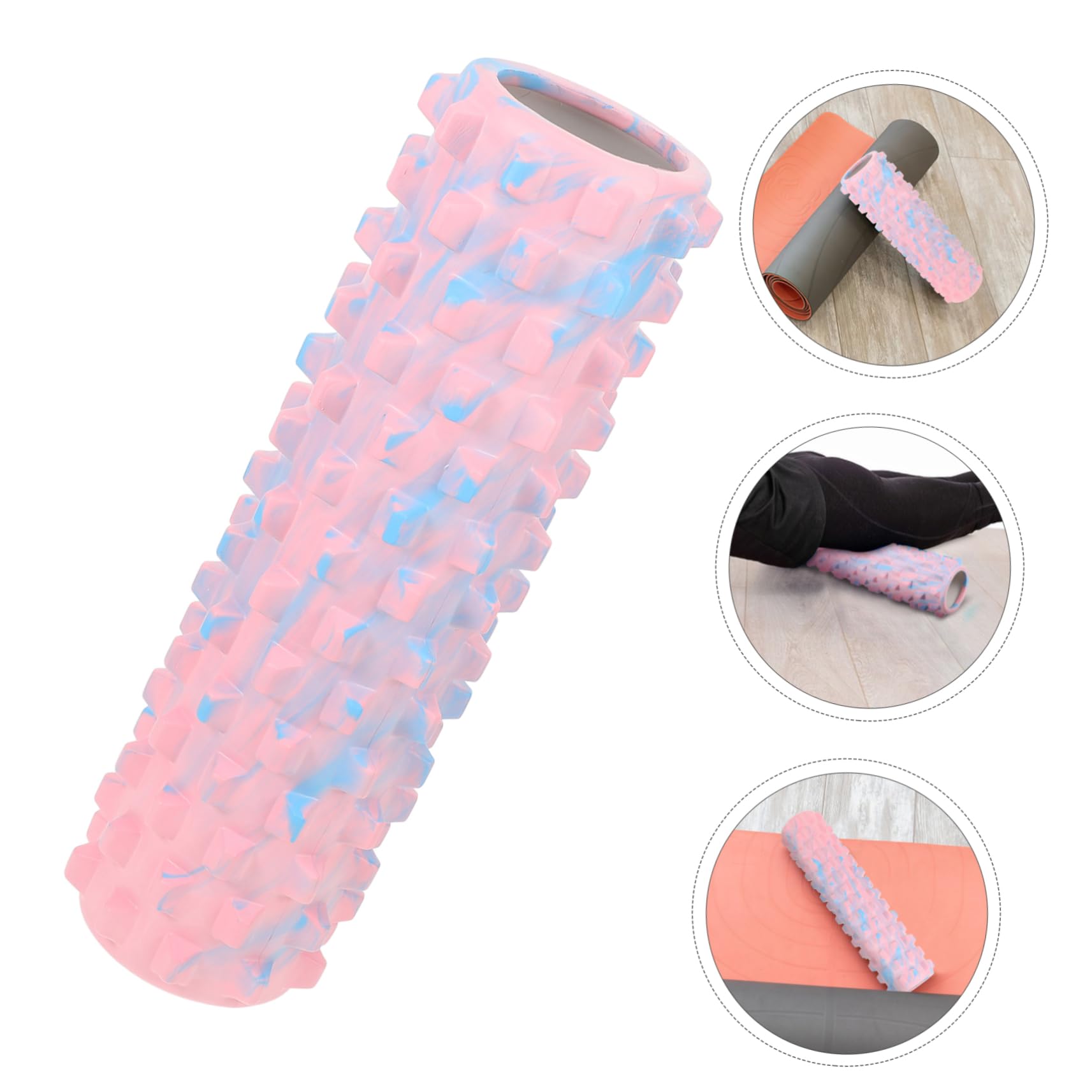 Kisangel Foam Roller da Massaggio Muscolare in Eva per Yoga, Rilassa Gambe e Braccia, Allevia Tensioni, per Allenamento e Terapia