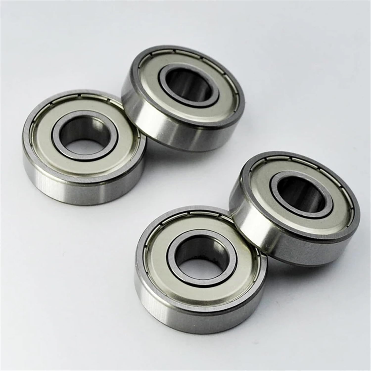 10Pcs 6000 2RS ZZ 10 * 26 * 8mm 6000RS 6000Z DDU 2Z Inner Diameter 10mm Chrome Steel Deep Groove Ball Bearings(6000 2RS Normal)