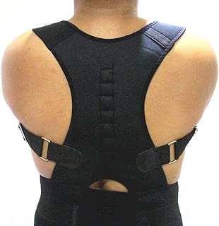 Posture Corrector Magnetic Posture Corrective Therapy Back Brace for Men & Women | Lumbar Pain Relief | Shoulder & Back Support Belt - coolthings.us