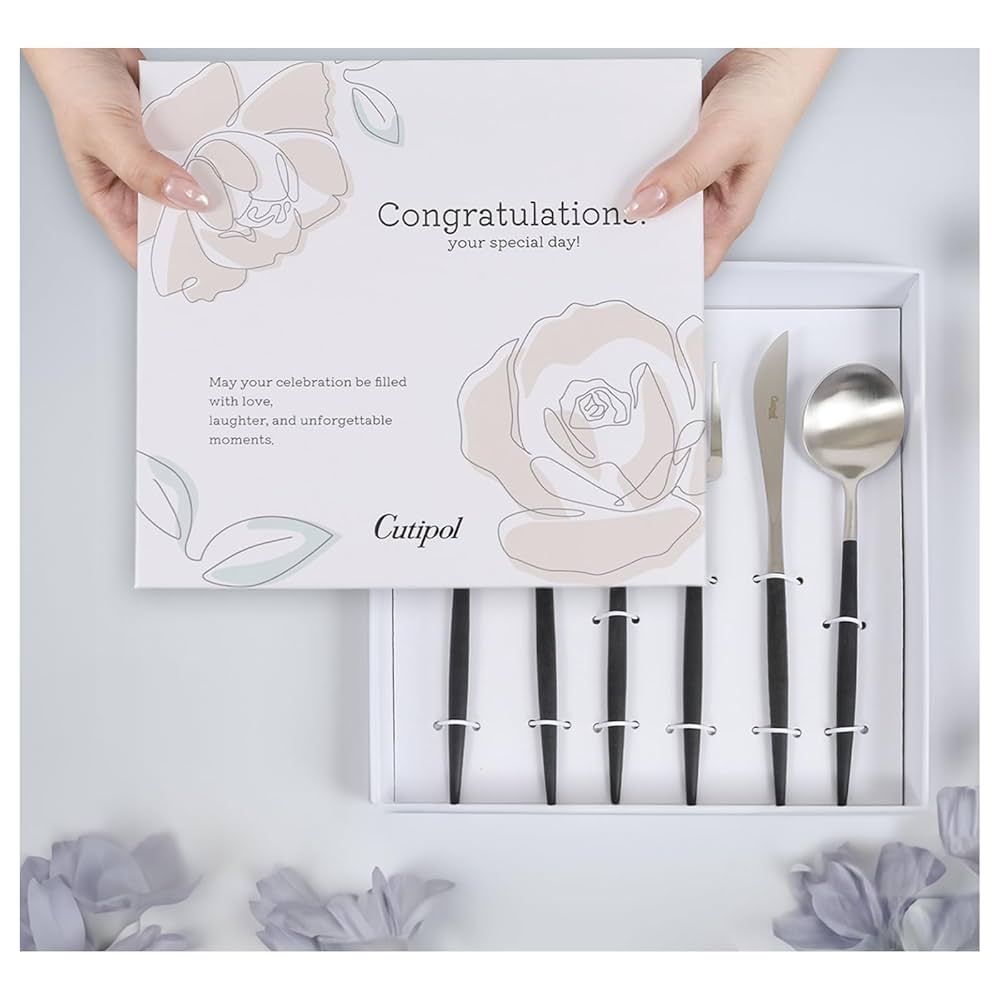 新品✨️クチポール ゴア 【化粧箱入り】ディナー6点セット Cutipol クチポール ゴア ディナー6点セット ギフトボックス入り