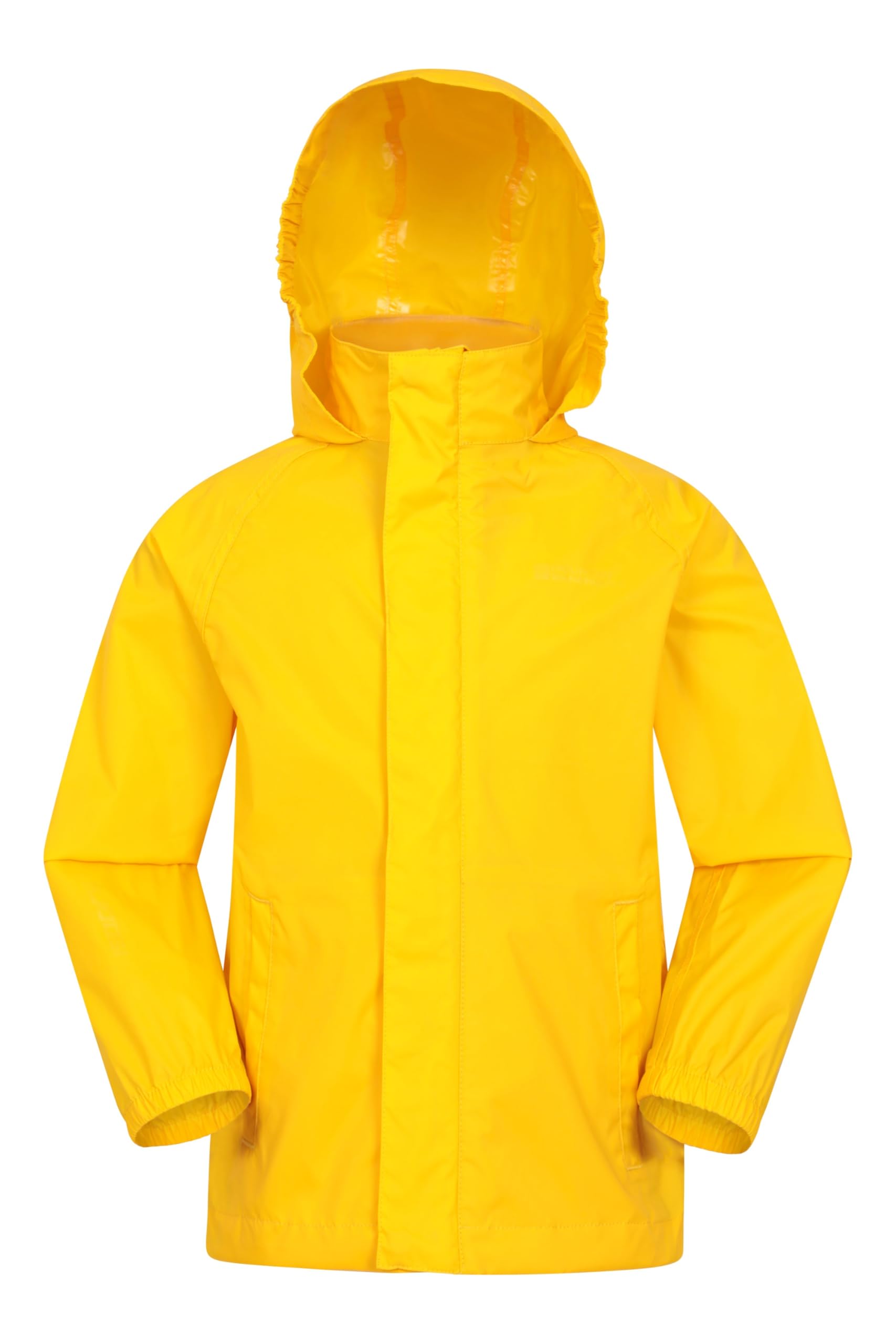 Mountain Warehouse Pakka Kids Waterproof Jacket - Wind Resistant, Lightweight,Breathable Rain Coat for Girls & Boys, Packaway Bag - For Rain, Spring Summer — view 21