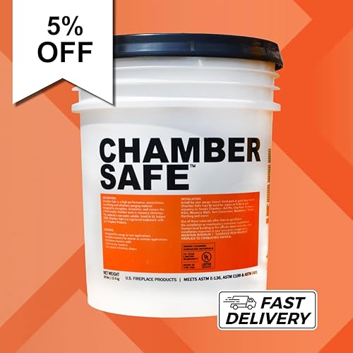 Vista 2 de Chamber Safe - Mortero refractario, 5 galones