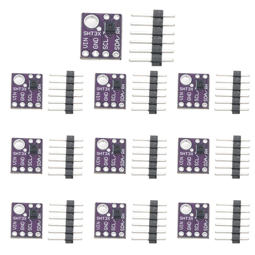 Aundhegrtt Beige Weather Shield Board For Sht40 Temperature Humidity Sensor Breakout Module(10Pcs) For Monitoring