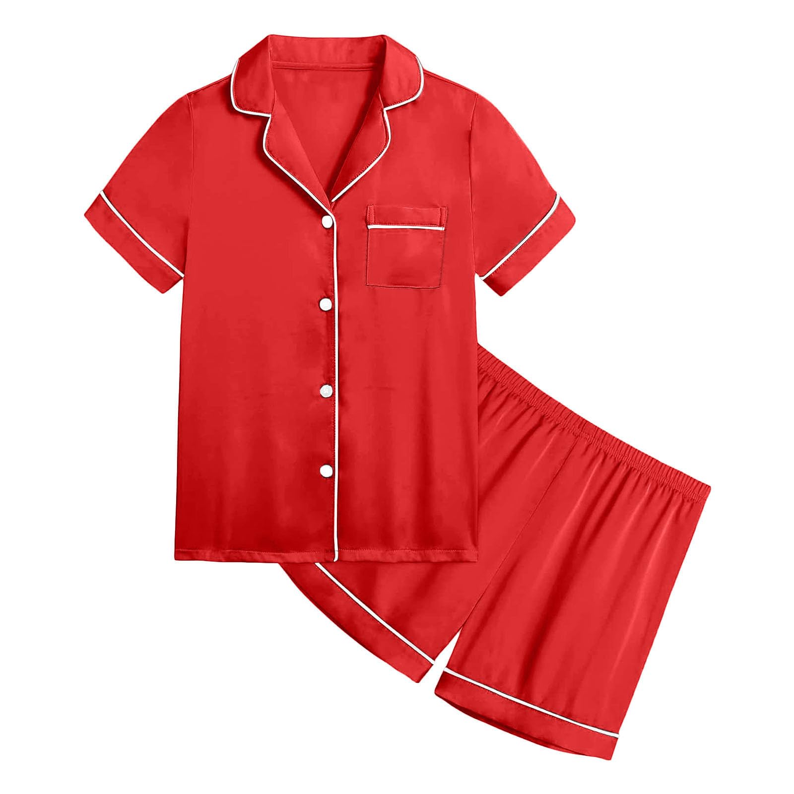 Camisetas y pantalones cortos para guardería y parque en niños pequeños con diseño liso 5