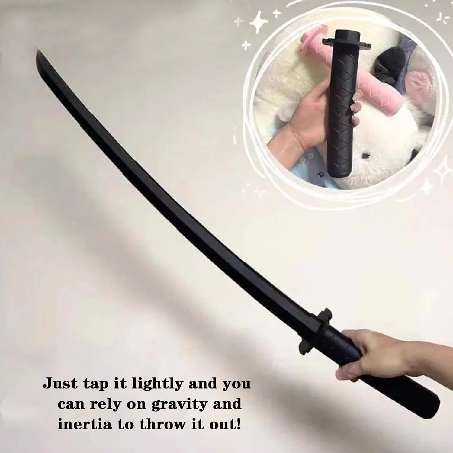 Folding Samurai Katana Toy Sword – Pack of 2 | Ninja Anime Sword Toy for Kids | Retractable Blade for Cosplay, Fancy Dress, Role Play & Halloween - Image 4 thumbnail