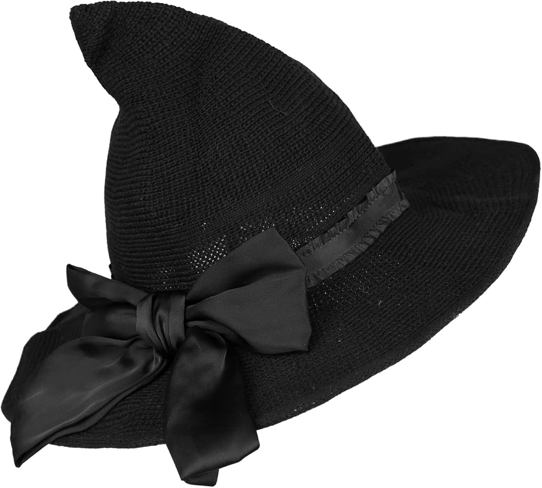 Amazon.com: SIQITECHNO Halloween Witch Hat for Women Velvet