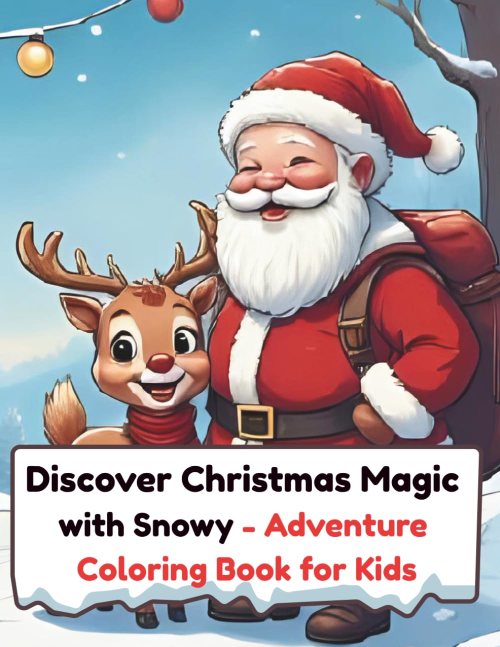 Discover Christmas Magic with Snowy: A Heartwarming Holiday Adventure Coloring Book for Kids