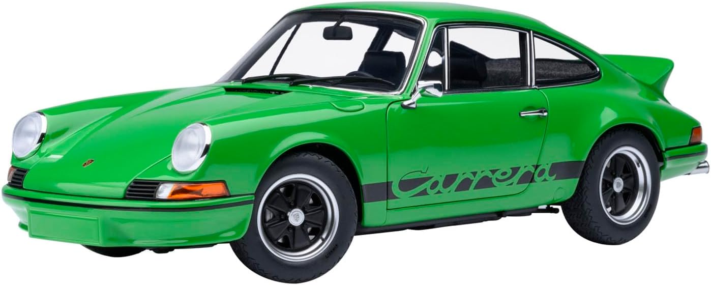 AUTOart 911 Carrera 2.7 RS Viper Green with Black Stripes and Wheels 1/18 Model Car 78034