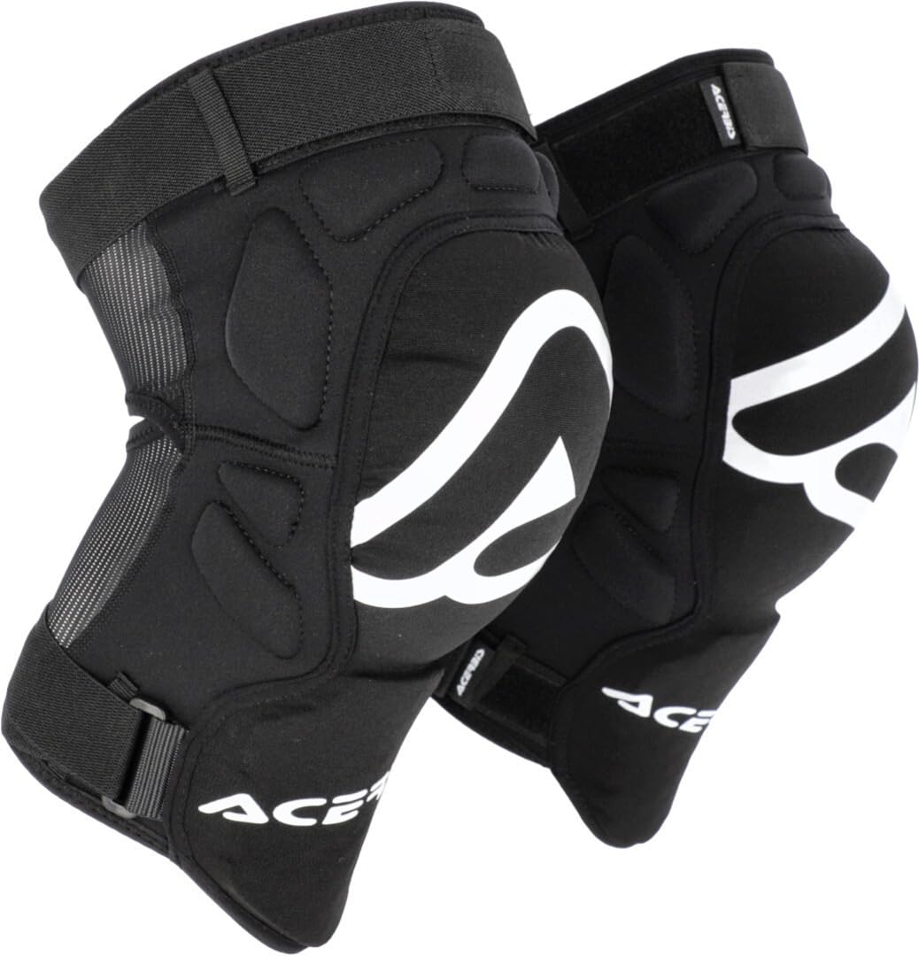 Acerbis Soft Protezioni per le ginocchia, nero, unica taglia