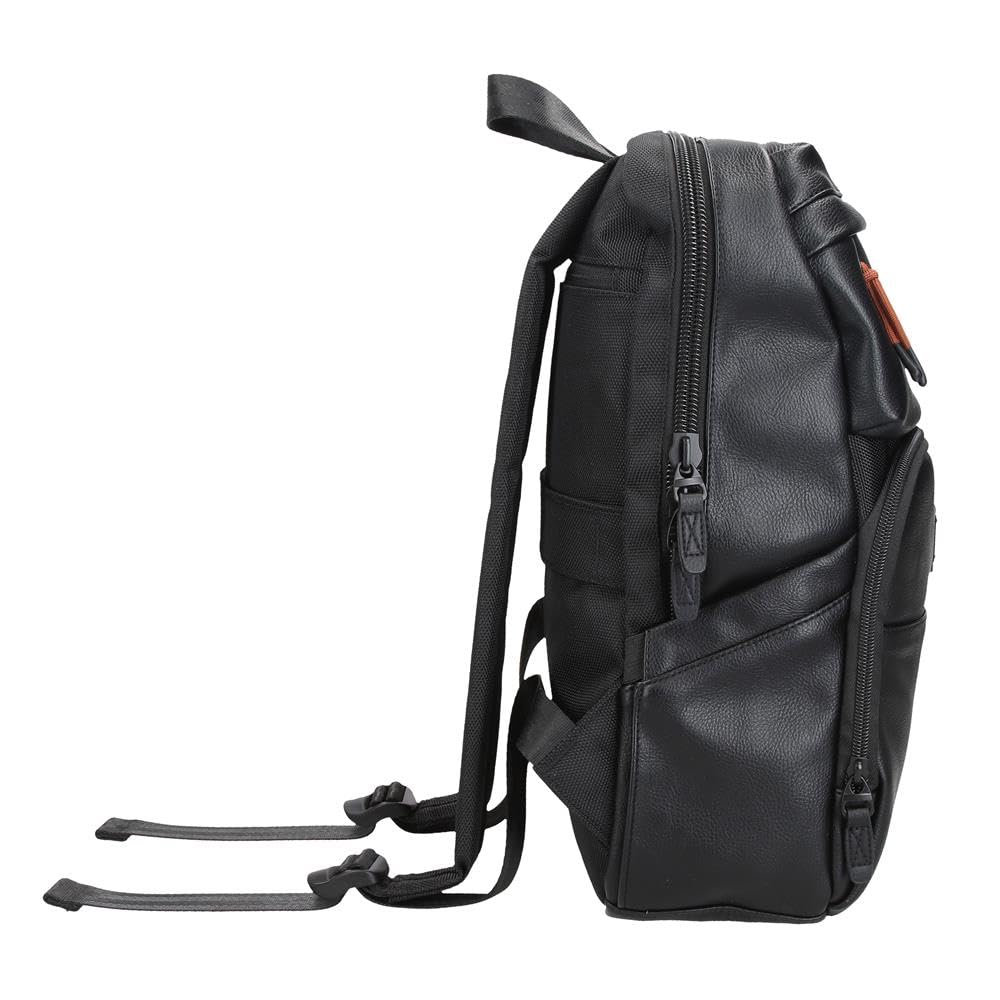 Zaini Pepe Jeans Egham poliestere e dettagli in ecopelle, nero