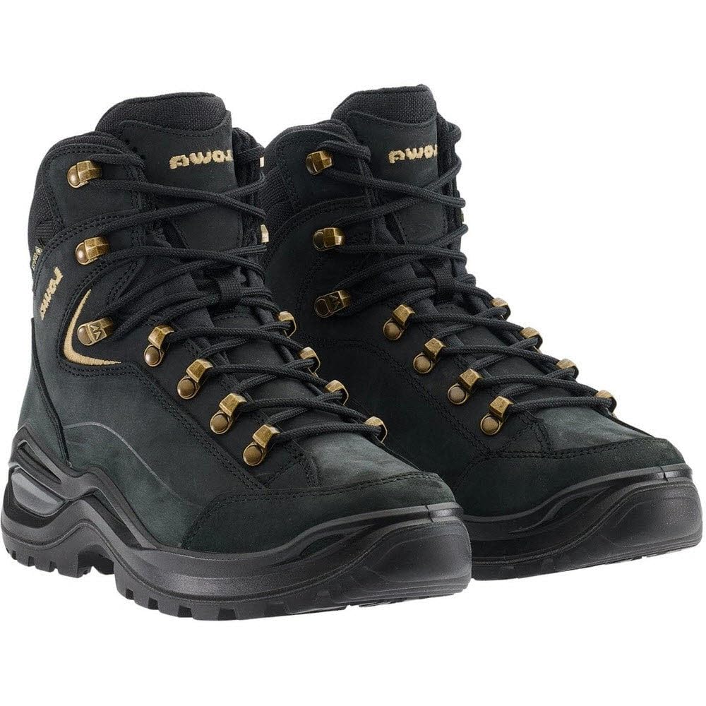 LOWA Adult Leichtwanderschuhe hoher Schnitt Damen Renegade EVO GTX MID Ws schwarz