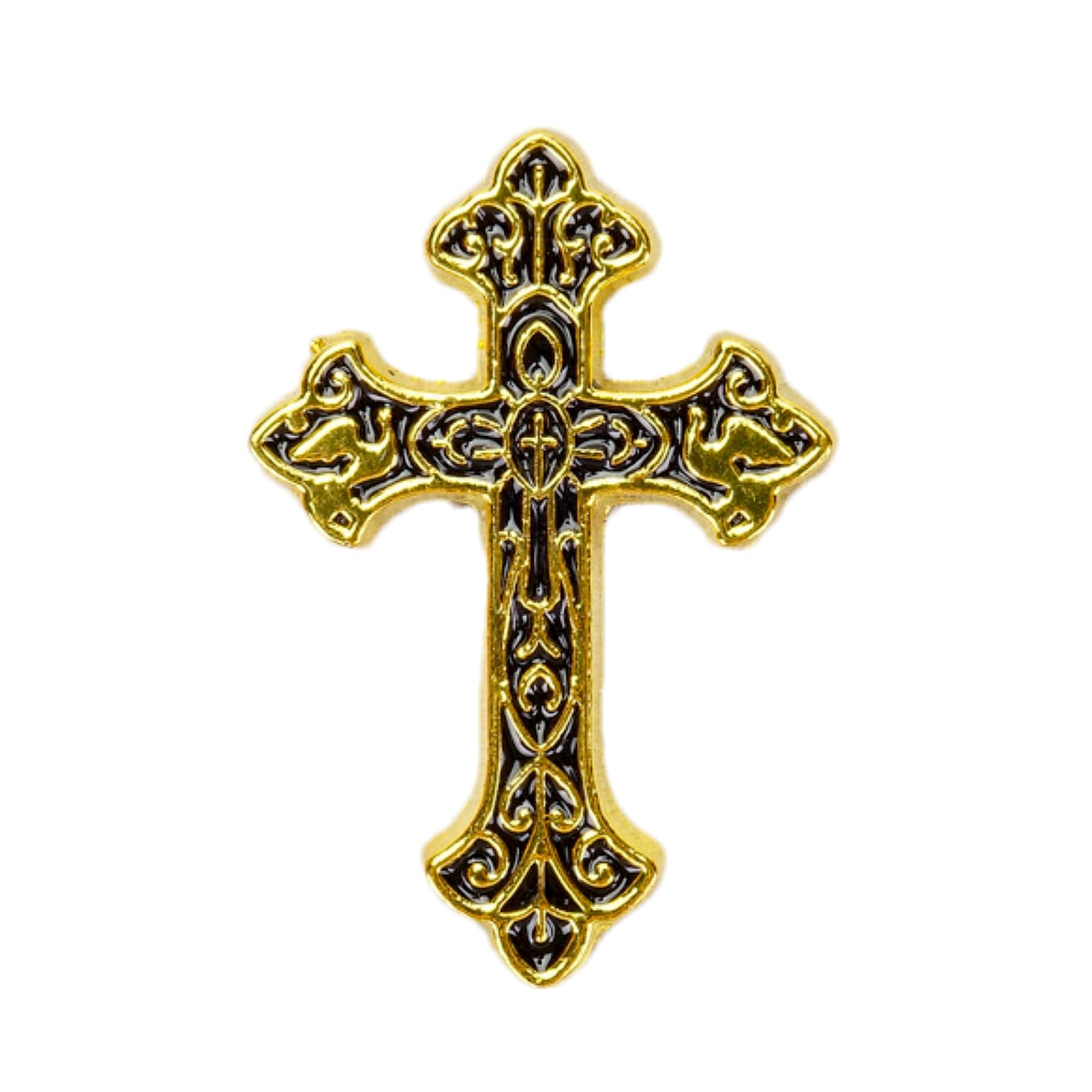 Enamel Pins for Backpacks, Colorful Cute Cartoon Lapel Pins, Cool Bedge Brooch Pins for Lanyard, Bags, Hat, Clothes, Jacket. Clothing Decoration Cross with Dove
