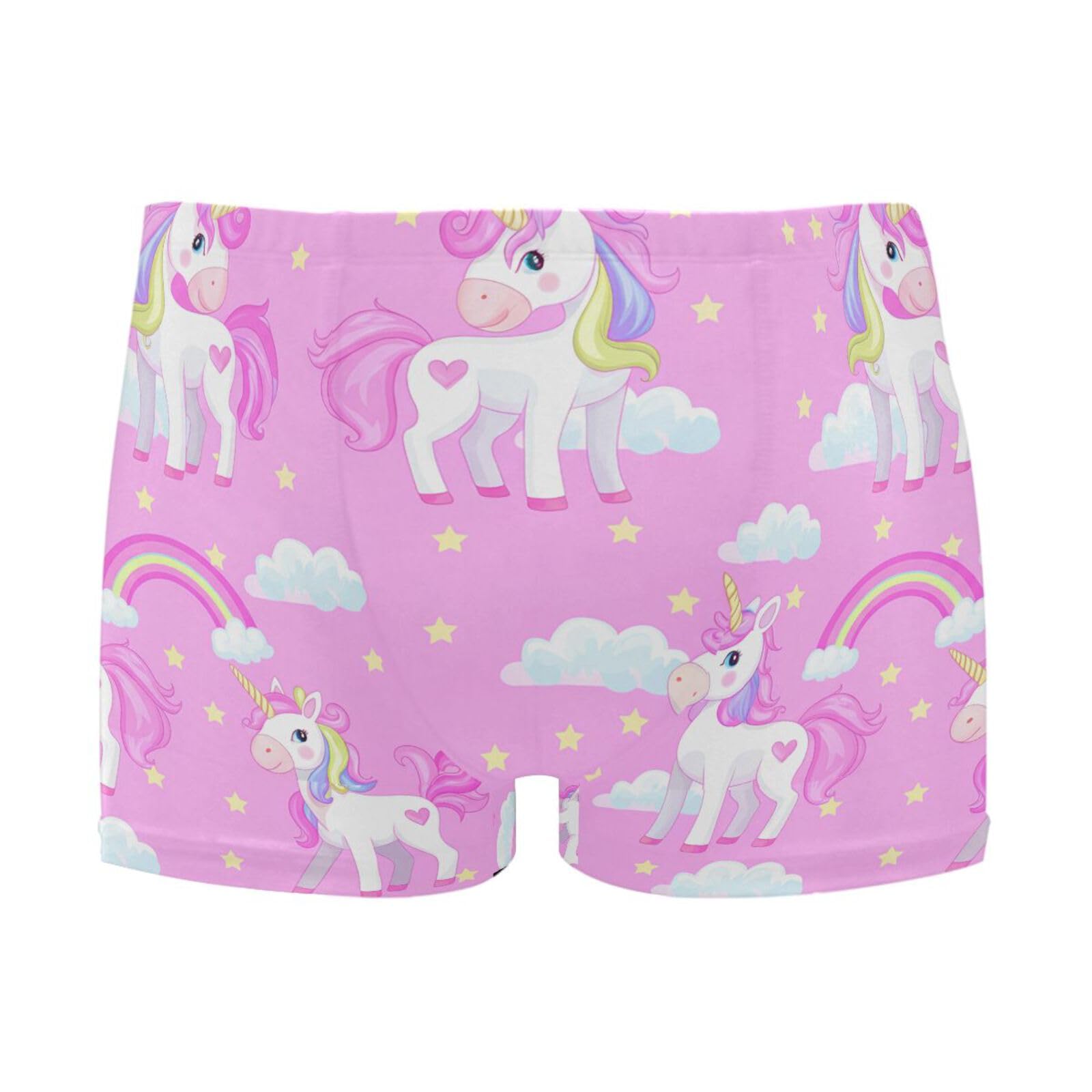 UMIRIKO Cute Unicorns Men's Swim Trunk Square Leg Swimsuit Swimwear Swim Briefs for Men 2XL 202c1585