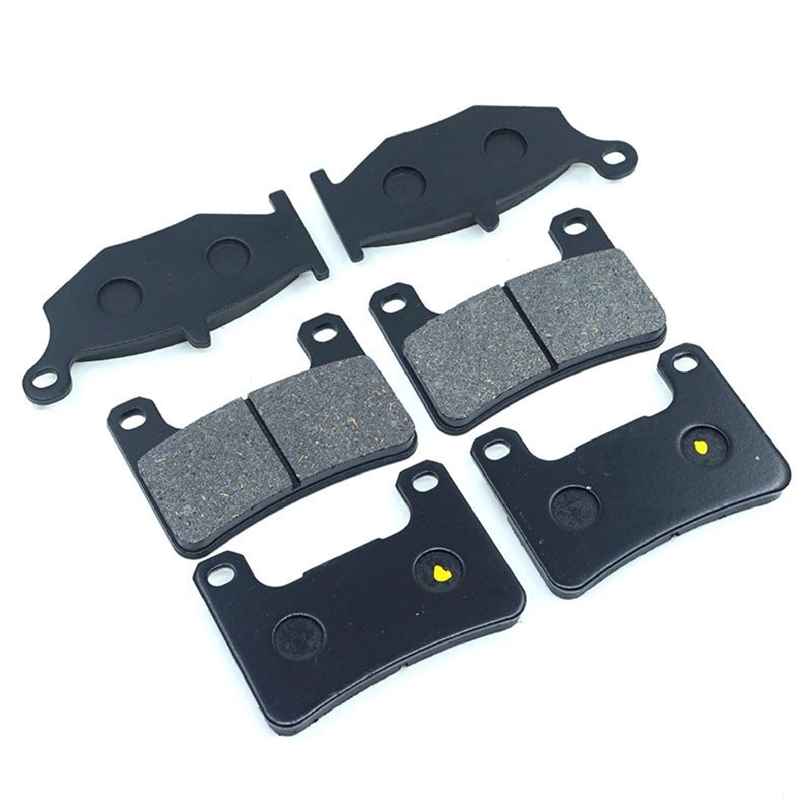 Pastillas de freno de motocicleta Juego de pastillas freno delanteras y traseras para Suzuki GSXR600 GSXR750 2006-2010 GSXR1000 2007-2008(Front Rear)