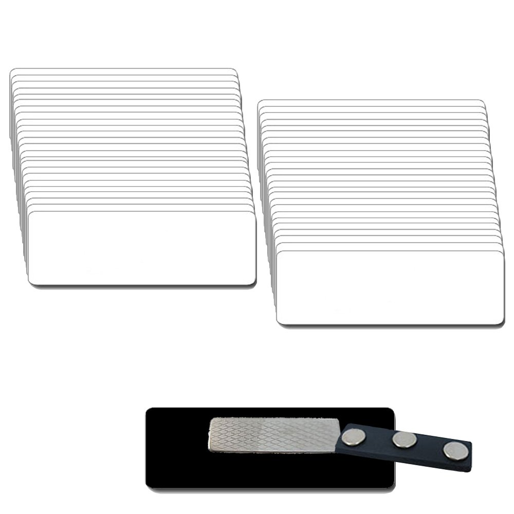 Buy Name Badges with Super Strong Neodymium Fastener 50 Pack