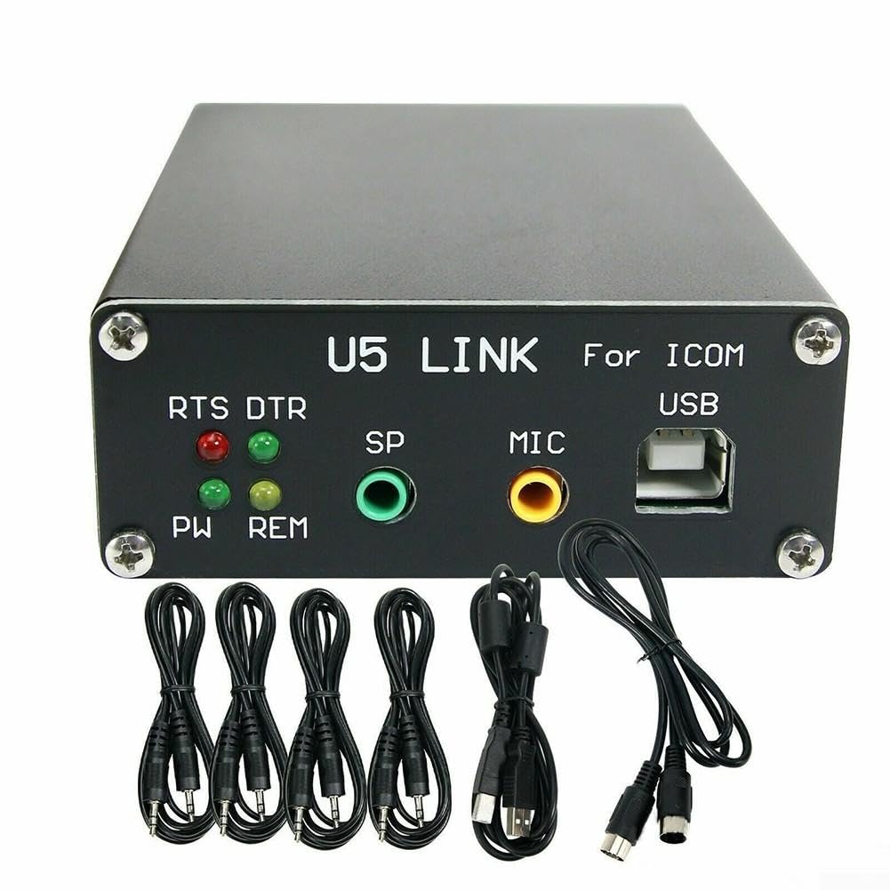 Para icom Radio Interfaz DIN8-DIN8 Cable de enlace USB para icom (8-8)