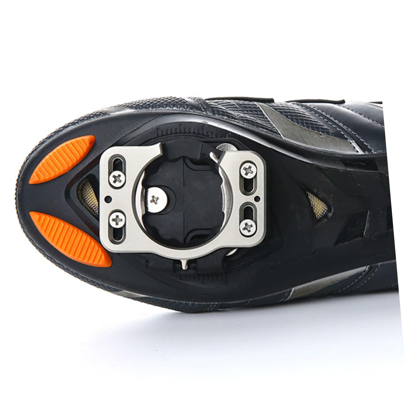 Kisangel 2pezzi Tacchette Per Scarpe Da Ciclismo Con Copertura Antiscivolo Adattatori Per Pedali Bici Strada e Mountain Bike Accessori Resistente e Sicuro Per Ciclismo