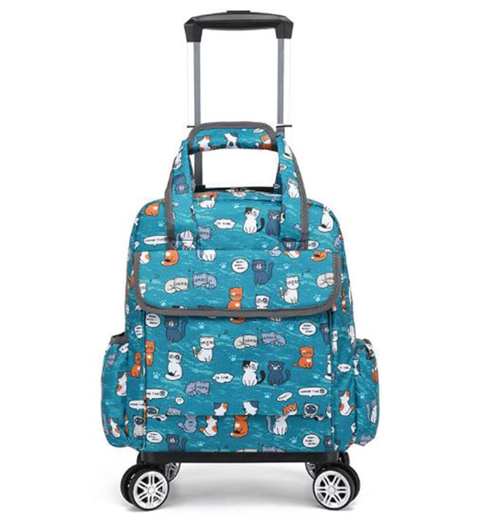 PANPANDAL Detachable and Portable Travel Bag, Shopping Basket with Wheels（XHM4）