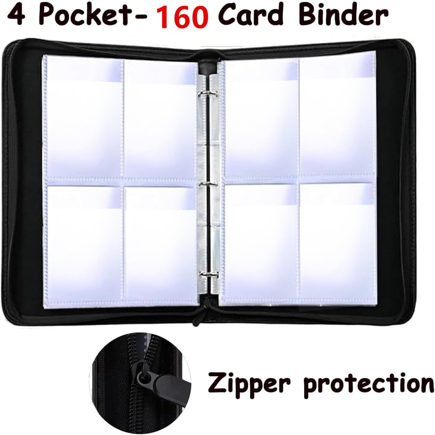 160 Cards Card Holder for Yoto Card, Card Case Organizer Fit for 2.3 * 3.4 inch Yoto Player Cards/Mini Audiobook Cards, Card Storage Holder for Yoto Cards (Flowers)