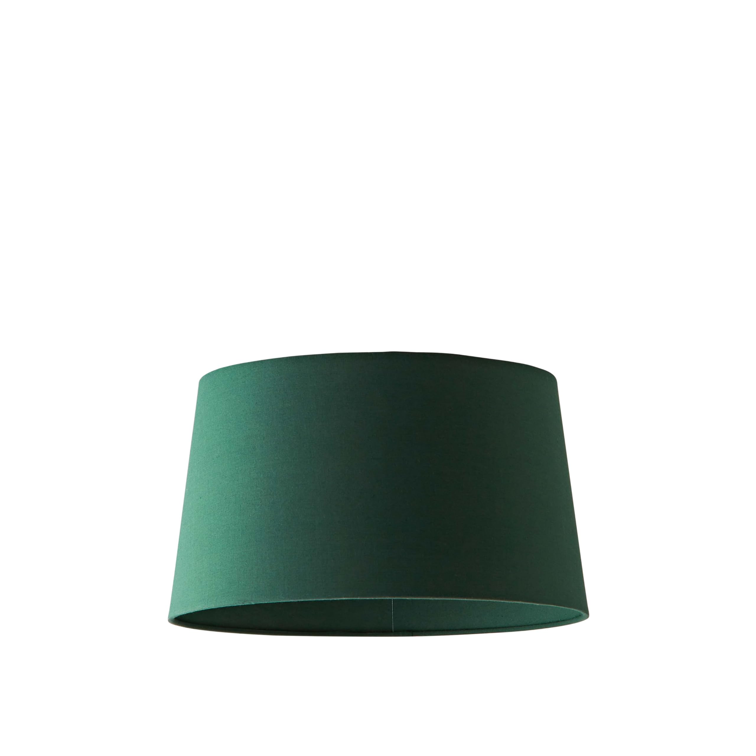 Valuelights Unisex Bottle Green Aspen Forest Green Tapered Easy Fit Pendant Lamp Shade In Medium