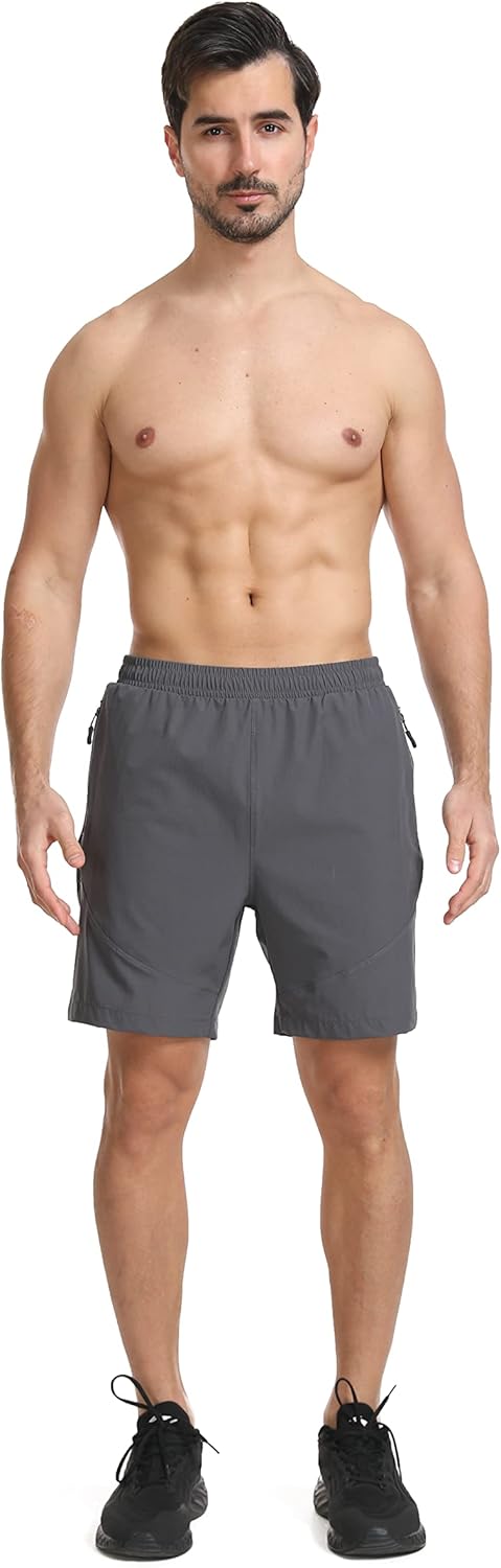 Tansozer Mens Gym Lightweight Shorts with Elastic Waist Quick Dry 6 61mPVJQEEPL. AC SL1500