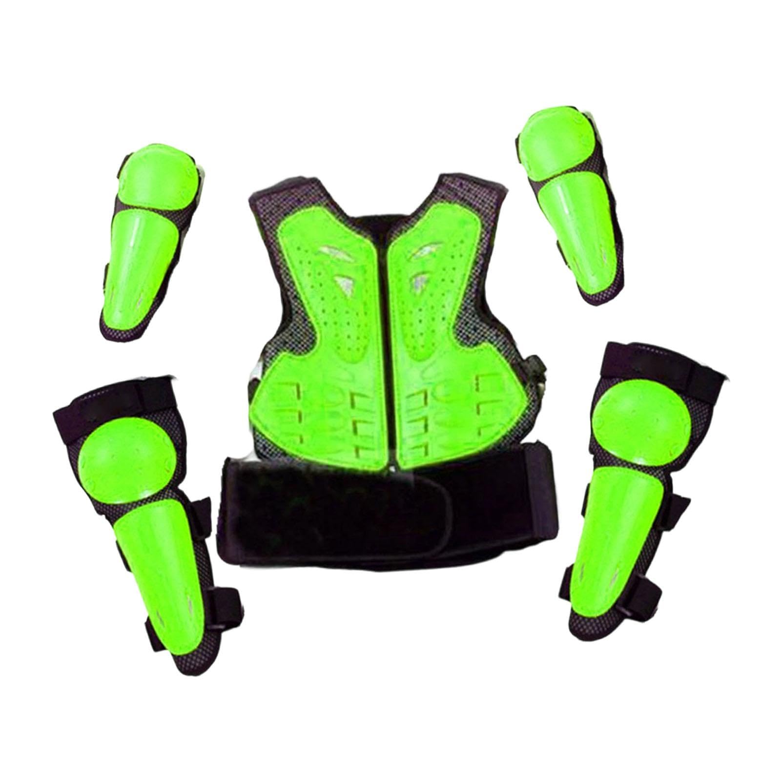 Traje de protección para niños para Motocicleta, Rodilleras y Coderas Transpirables