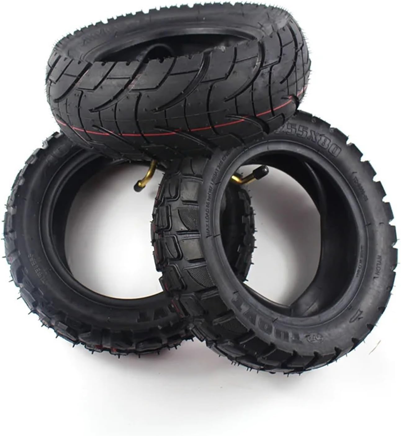 255x80 Outer Tire For Kugoo KuKirin G2 Max Electric Scooter 80/65-6 10X3.0 Off Road Inflatable Tire Replacement Parts(8065-6 inner outer)