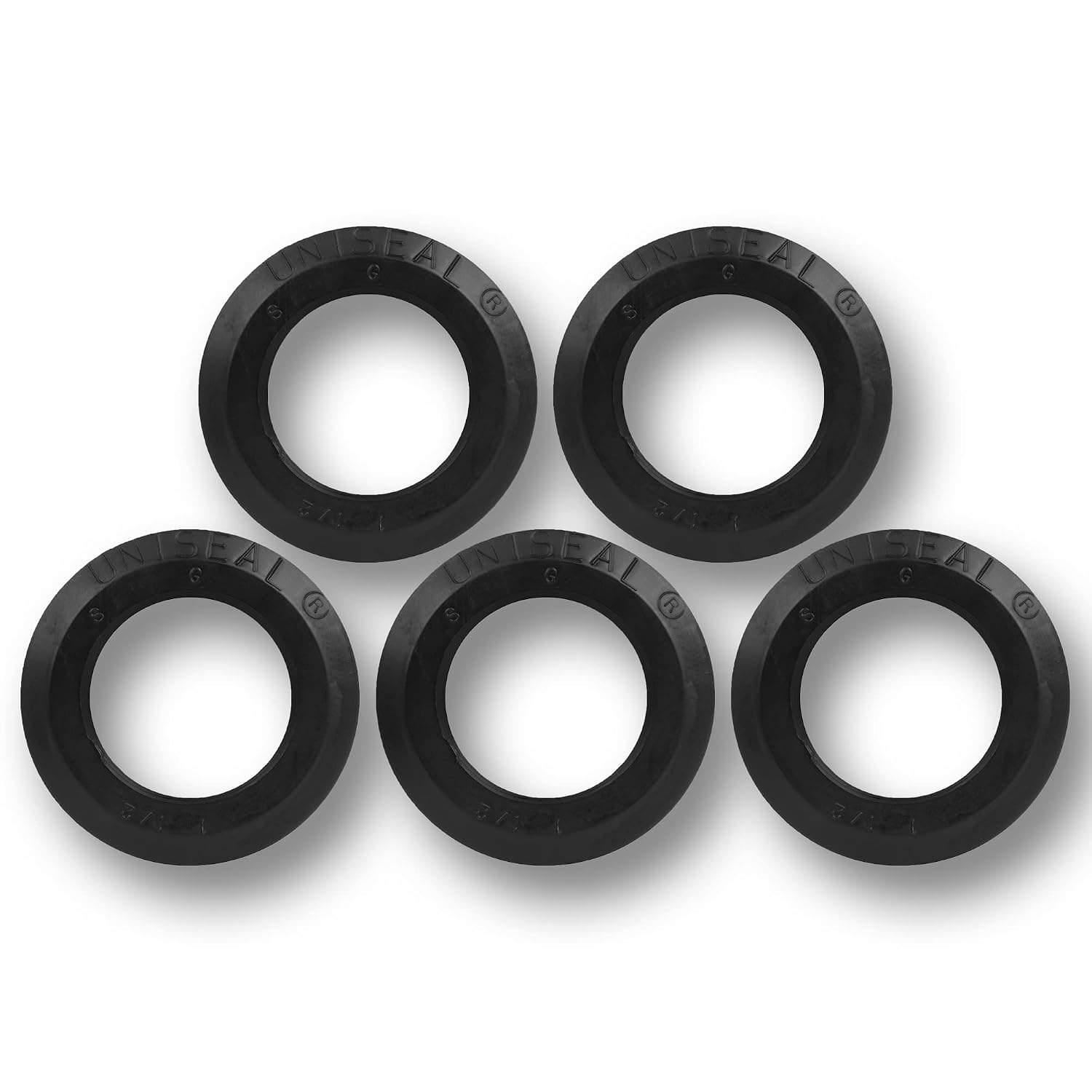 1/2'' UNISEAL Flexible Tank Adapter Made in the USA (Bulkhead) - 5 Pack