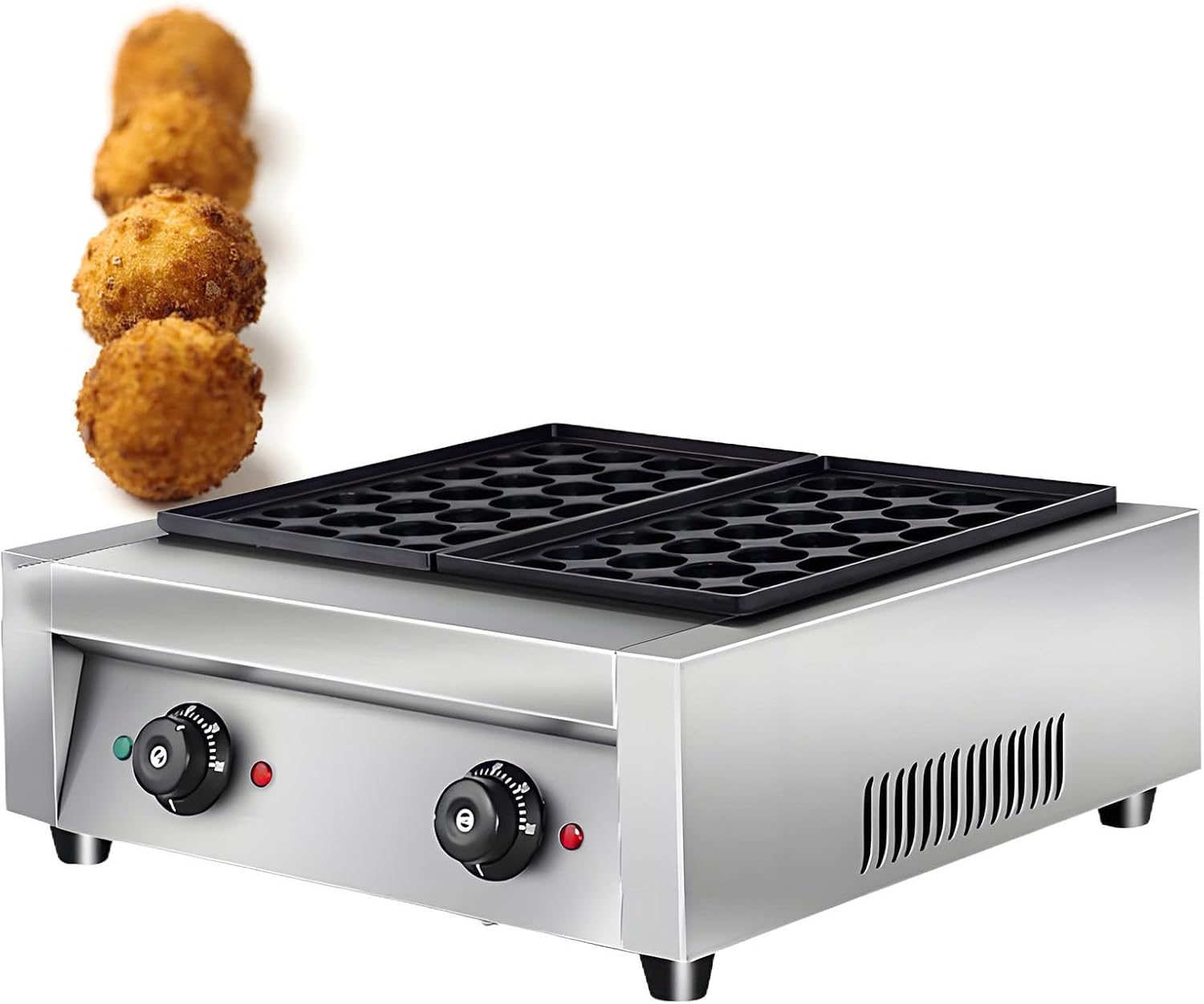 Takoyaki Grill | Electric Takoyaki Maker | Nonstick Coating | Breakfast, Snacks, Desserts, Restaurants, Cafes,B