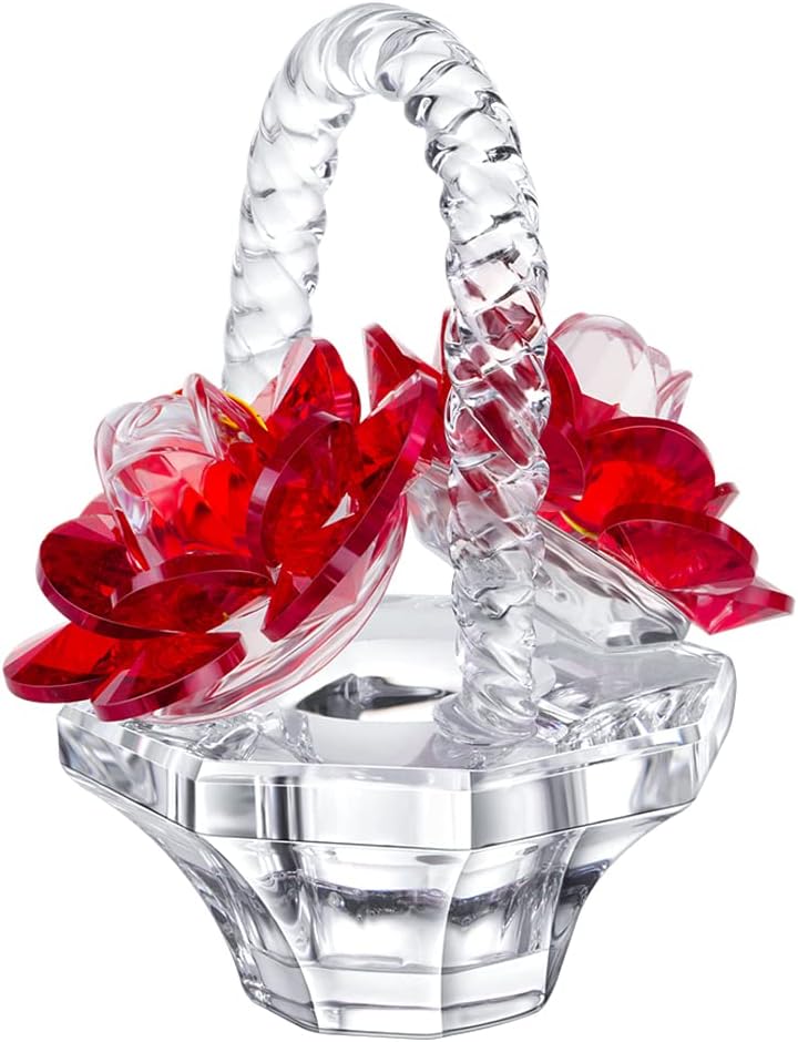 ZRENJHUS Crystal Elephant Figurine Collection Pretty Glass Ornament Cute Statue Home Décor Table Animal Collectible Gift : Home & Kitchen