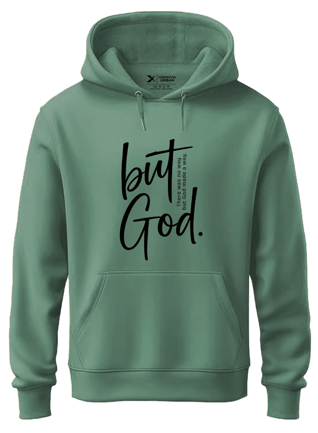 xenovaurban Hoodie for Men/Women | Unisex fit Cotton Fleece Hooded Sweatshirt - GOD1-picture-27