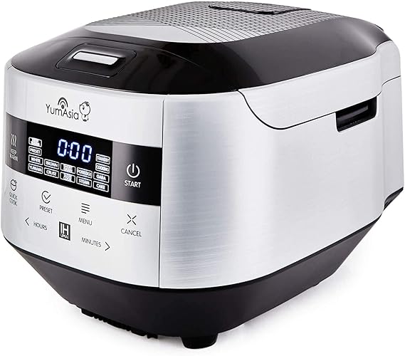 Yum Asia Bamboo Rice Cooker with Induction Heating (IH) and Ceramic