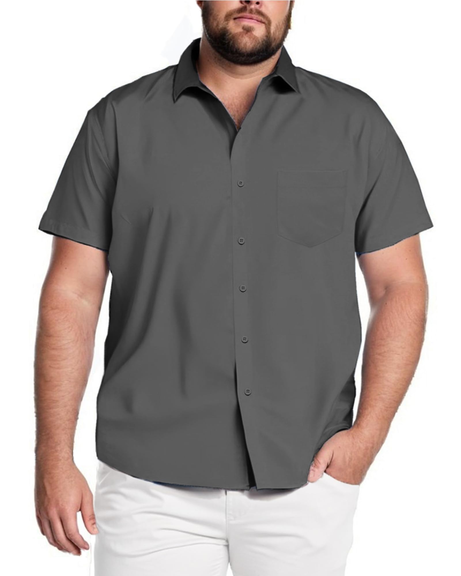 COOFANDY Big & Tall Button Down