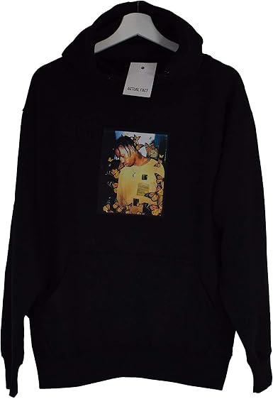 Actual Fact Travis Scott Farfalla Effetto Nero Felpa con Cappuccio Top  (Small-XXLarge) : Amazon.it: Abbigliamento