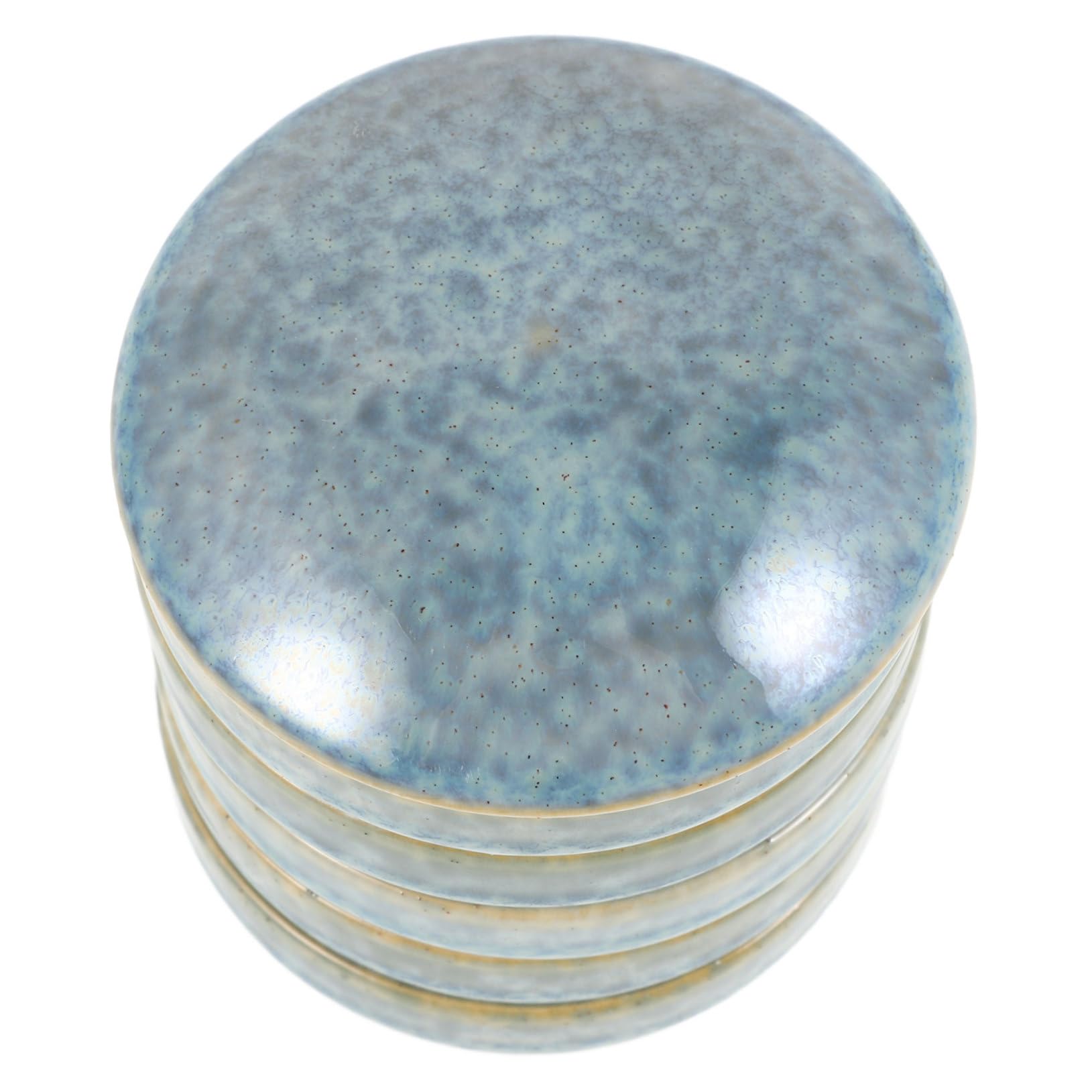 Keramik Aquarellpalette Blau mit Deckel, für Wasserfarben