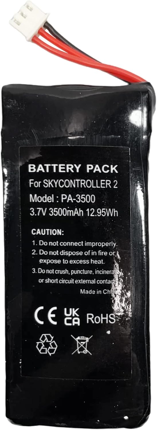 MaximalPower Reemplazo de batería recargable LiPo de 3.7V 3500 mAh para dron Parrot Skycontroller 2P (1 paquete)