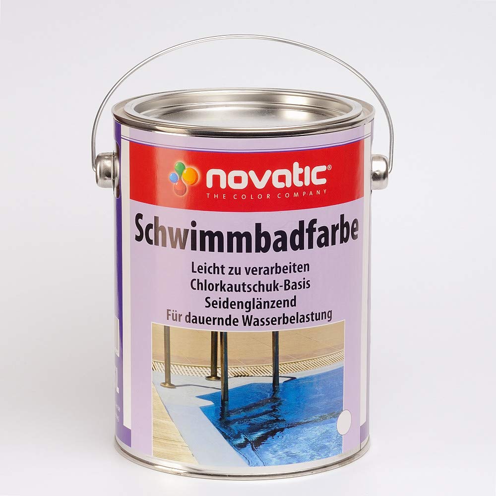 Novatic Schwimmbadfarbe, Blau 2,5 Ltr