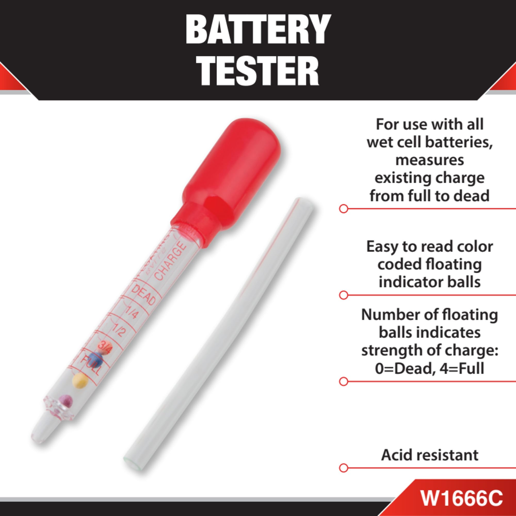 Performance Tool W1666C Batterietester